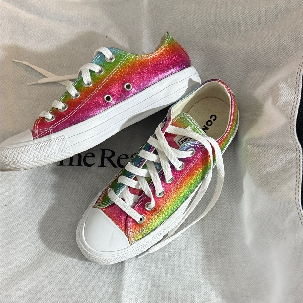 Converse Multicolor Glitter Low-Tops